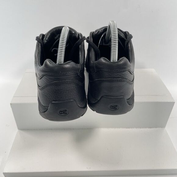 KEEN Briggs II 5365 Leather Slip Oil Resist Black Shoes Womens Waterproof Size 8 - Picture 6 of 10